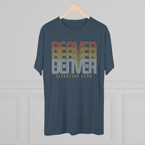 Retro Denver Tri-Blend Crew Tee