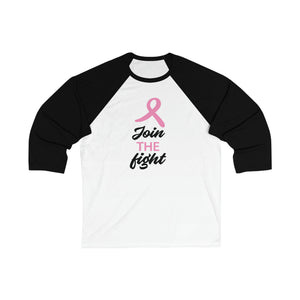 Jags Go Pink Unisex 3\4 Sleeve Baseball Tee