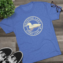 Load image into Gallery viewer, Whitefish Loon Tri-Blend Crew Tee