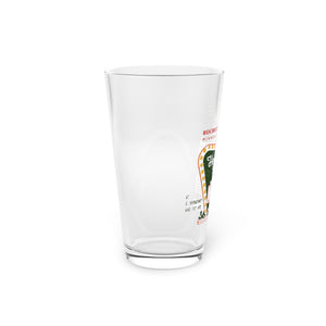 Holiday in South Pint Glass, 16oz