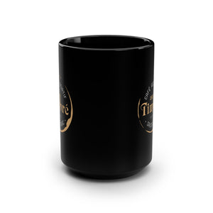 Au Timbré Black Mug, 15oz