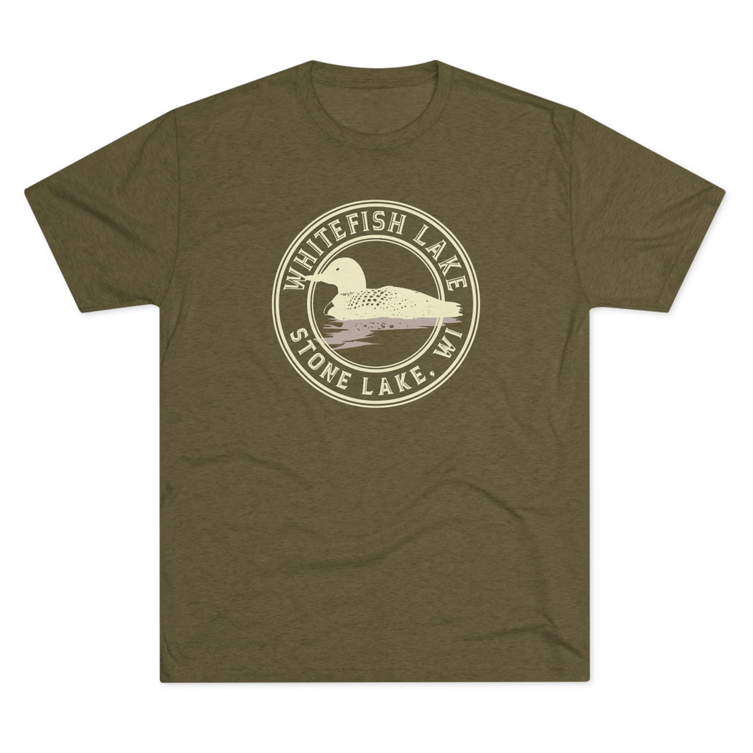 Whitefish Loon Tri-Blend Crew Tee