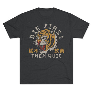 DFTQ Tiger Tri-Blend Crew Tee