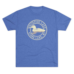Whitefish Loon Tri-Blend Crew Tee
