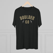 Load image into Gallery viewer, Boulder CO Vintage Logo Tee — Retro Lightning Bolt City