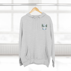 Authentic Connections Fleece Hoodie - Cozy Nature-Inspired Design