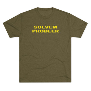 Solvem Probler Unisex Tri-Blend Crew Tee - Casual & Comfortable Shirt