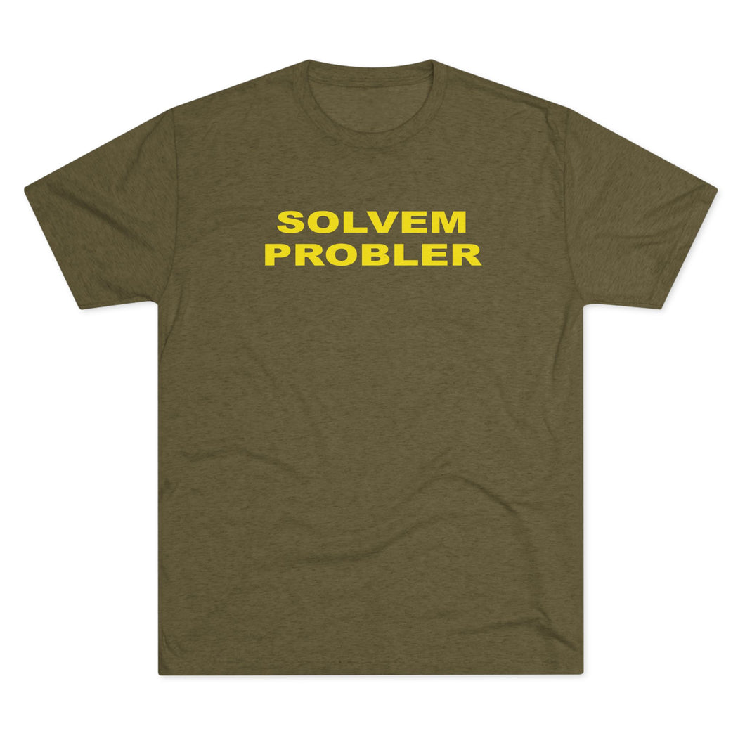 Solvem Probler Unisex Tri-Blend Crew Tee - Casual & Comfortable Shirt