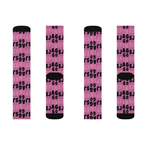 Jags Go Pink Socks