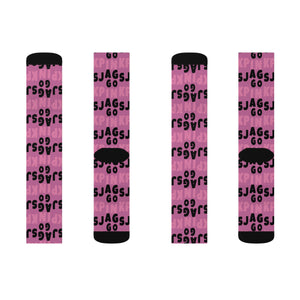 Jags Go Pink Socks