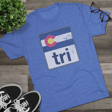 Load image into Gallery viewer, Road Sign Tri Tri-Blend Crew Tee