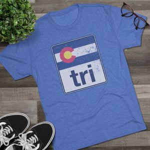 Road Sign Tri Tri-Blend Crew Tee