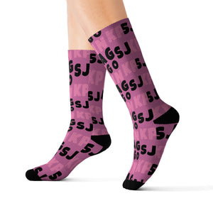 Jags Go Pink Socks