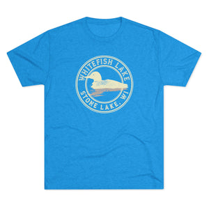 Whitefish Loon Tri-Blend Crew Tee