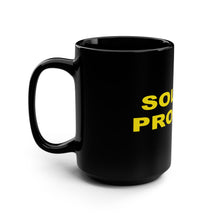 Load image into Gallery viewer, Black Mug - 15oz &#39;SOLVEM PROBLER&#39; - Motivational Coffee Cup for Problem Solvers