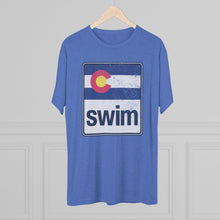 Load image into Gallery viewer, Road Sign Swim Tri-Blend Crew Tee