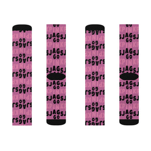 Jags Go Pink Socks