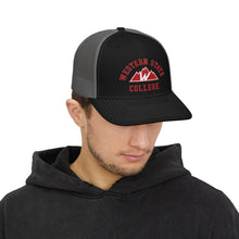 Load image into Gallery viewer, Western State College Trucker Cap - Retro Mountain Snapback