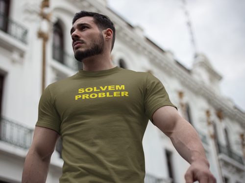 Solvem Probler Unisex Tri-Blend Crew Tee - Casual & Comfortable Shirt