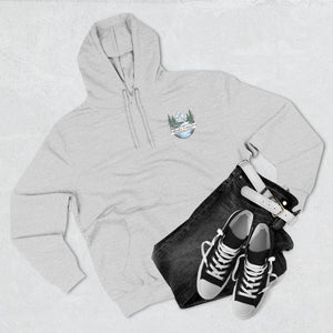 Authentic Connections Fleece Hoodie - Cozy Nature-Inspired Design