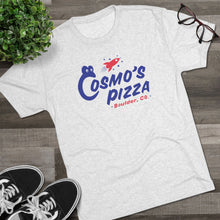 Load image into Gallery viewer, Cosmo's Pizza T‑Shirt – Retro Space Logo (Boulder, CO)