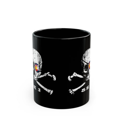 Ski Pirate Black Mug (11oz, 15oz)