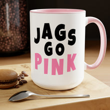 Load image into Gallery viewer, Jags Go Pink Coffee Mugs, 15oz