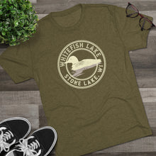 Load image into Gallery viewer, Whitefish Loon Tri-Blend Crew Tee