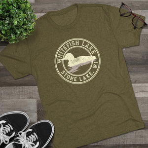Whitefish Loon Tri-Blend Crew Tee