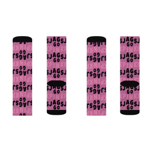 Jags Go Pink Socks