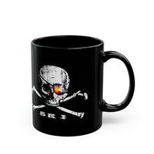 Load image into Gallery viewer, Ski Pirate Black Mug (11oz, 15oz)