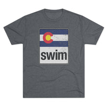 Load image into Gallery viewer, Road Sign Swim Tri-Blend Crew Tee