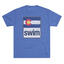 Load image into Gallery viewer, Road Sign Swim Tri-Blend Crew Tee