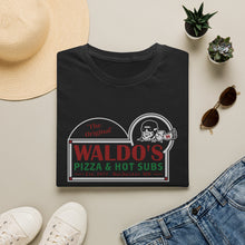 Load image into Gallery viewer, Waldo's Pizza &amp; Hot Subs T-Shirt — Retro Pizzeria Logo Tee