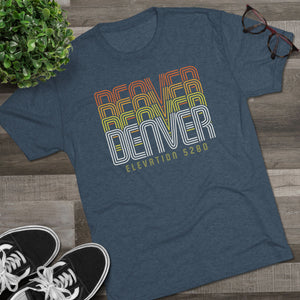 Retro Denver Tri-Blend Crew Tee