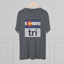 Load image into Gallery viewer, Road Sign Tri Tri-Blend Crew Tee