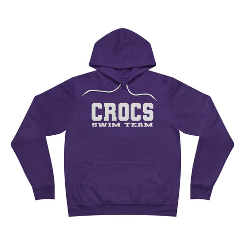 Crocs Swim Team Unisex Hoodie - Cozy and Fun Purple Pullover
