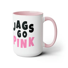 Load image into Gallery viewer, Jags Go Pink Coffee Mugs, 15oz