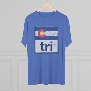 Road Sign Tri Tri-Blend Crew Tee