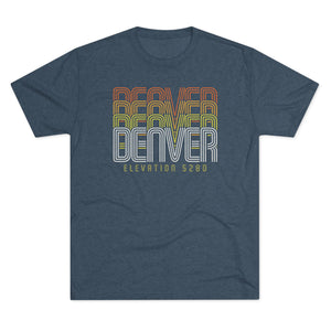 Retro Denver Tri-Blend Crew Tee