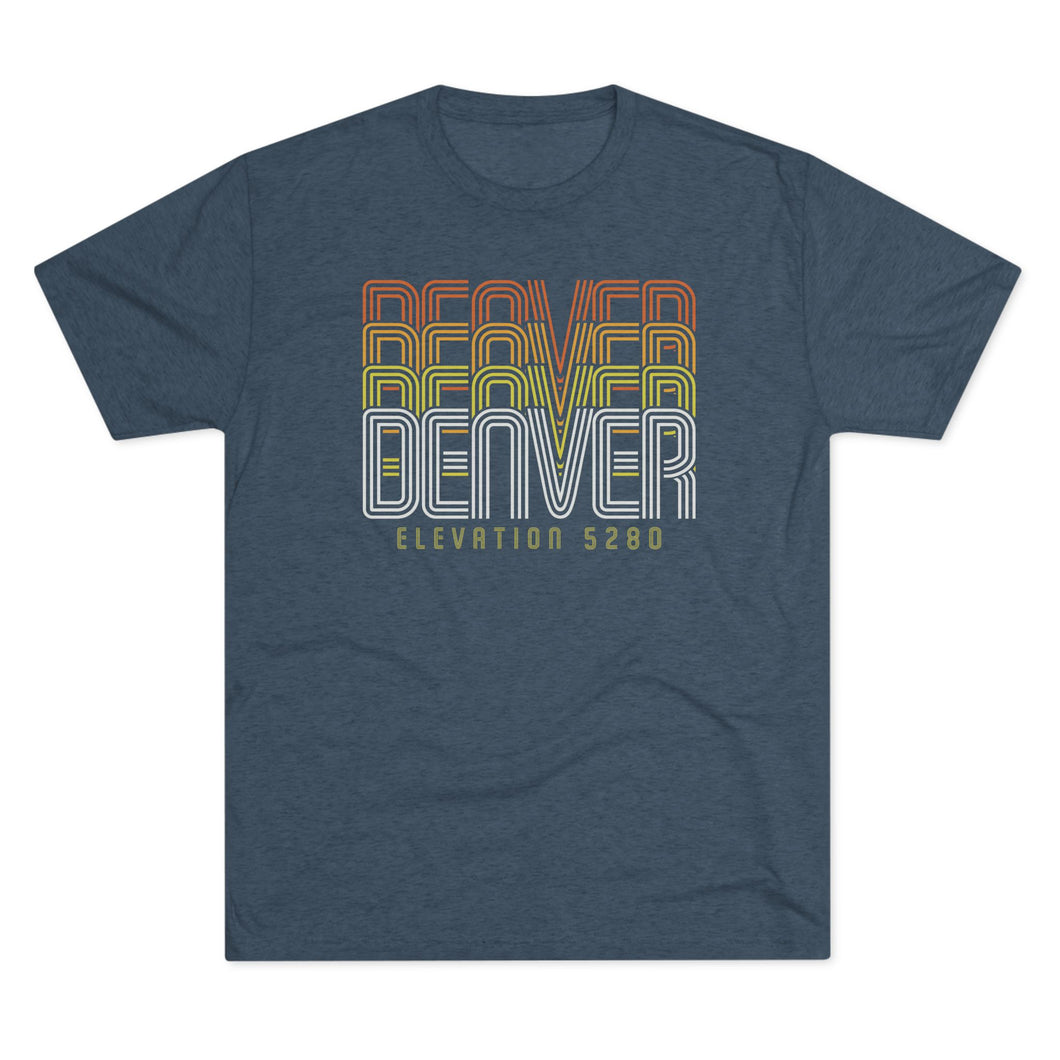 Retro Denver Tri-Blend Crew Tee