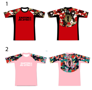 CUSTOM EASTON SHORT SLEEVE RASH GUARD