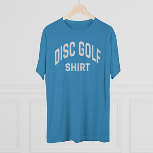 Men's Disc Golf Shirt Tri-Blend Crew Tee