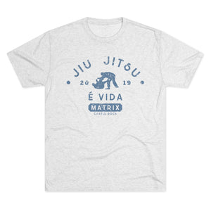 Matrix Jiu Jitsu É Vida Tri Blend Tee