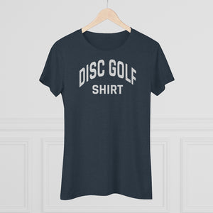 Women's Disc Golf Shirt Triblend Tee