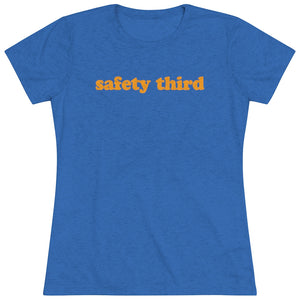 Women's Safety Third Triblend Short Sleeve Tee