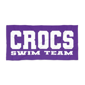 Castle Crocs Beach Towel