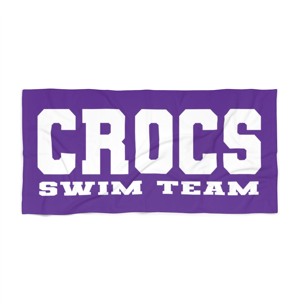 Castle Crocs Beach Towel