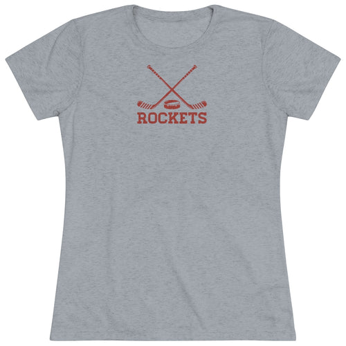 Women's Retro Rockets Hockey Triblend Tee