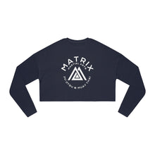 Load image into Gallery viewer, Women&#39;s Matrix Martial Arts Cropped Sweatshirt